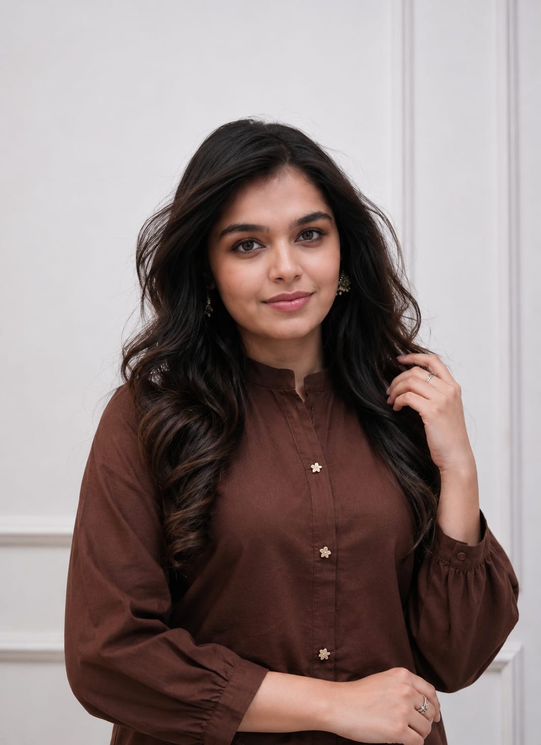 Women's Premium Cotton Embroidered Co-Ord Set
