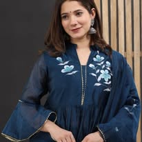 The Saharan Bloom Cotton Slub Set in Terracotta