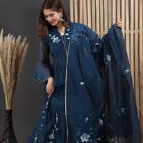 The Saharan Bloom Cotton Slub Set in Terracotta