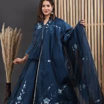 The Saharan Bloom Cotton Slub Set in Terracotta