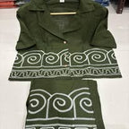 Adobe Earth Crop-Shirt & Flared Trouser Co-ord Set