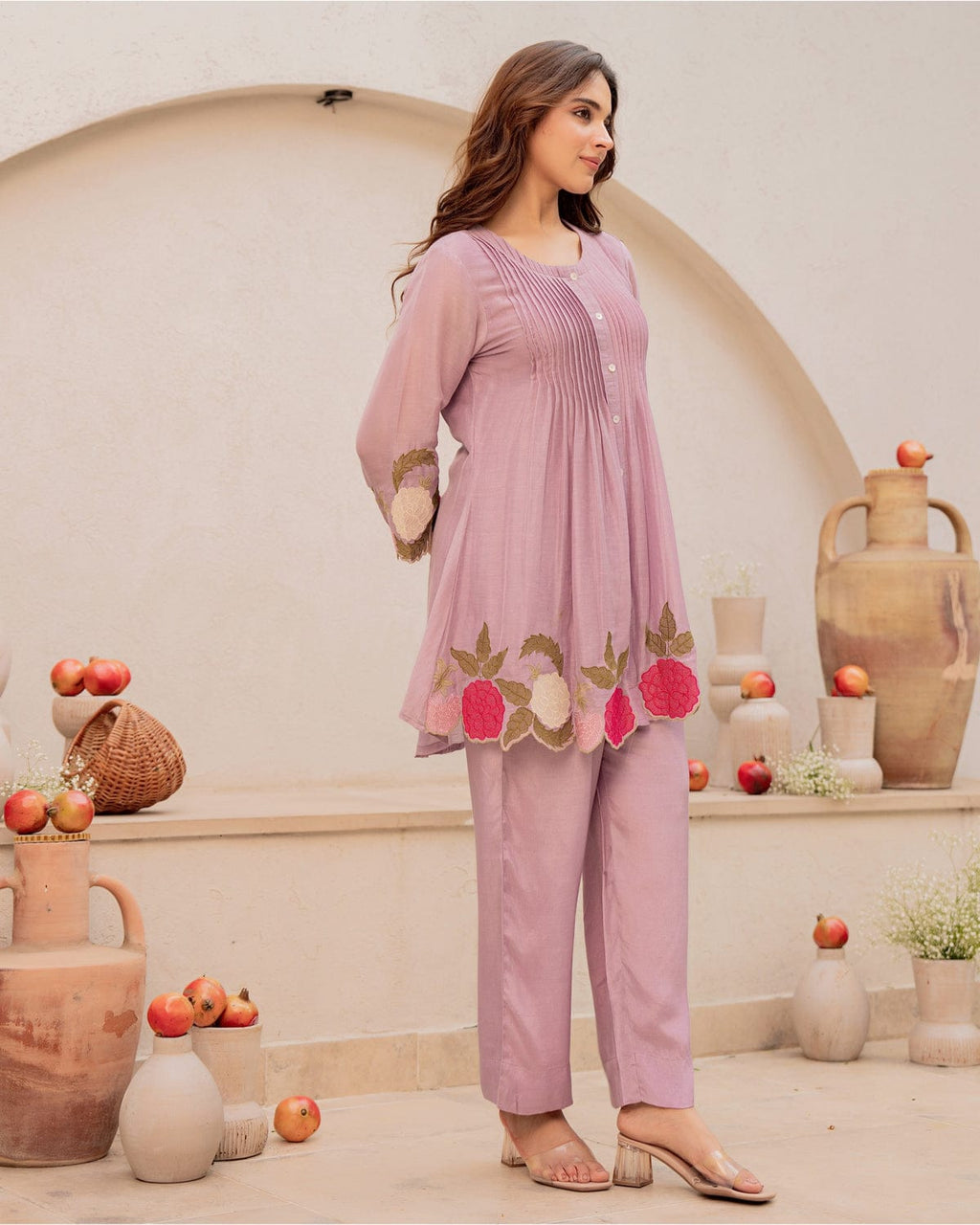 Floral Embroidered Co-Ord Set for Women