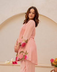 Floral Embroidered Co-Ord Set for Women