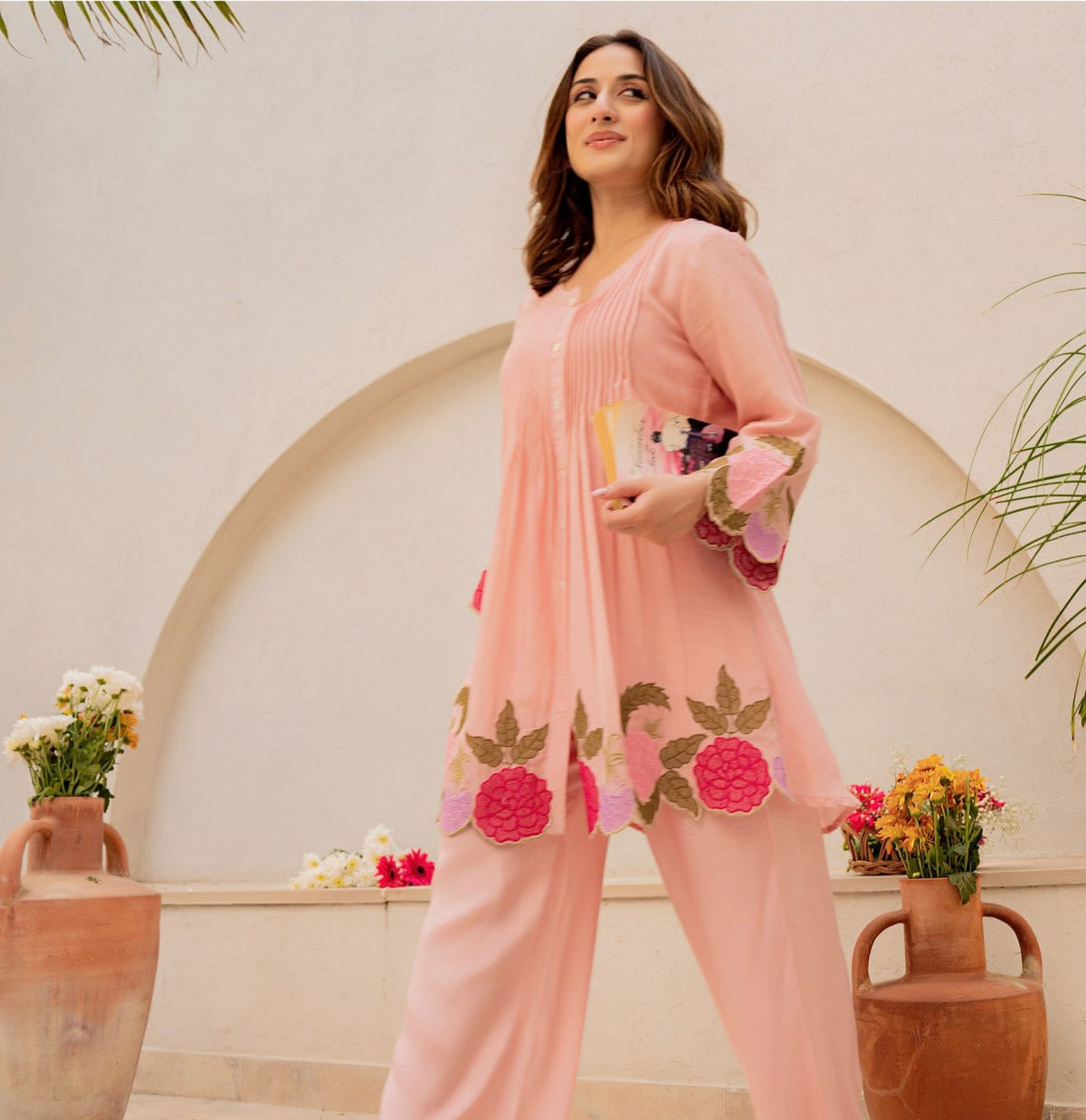 Floral Embroidered Co-Ord Set for Women