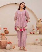 Floral Embroidered Co-Ord Set for Women