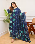 Women's Premium Cotton Printed Kurta Set with Cotton Dupatta