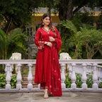 Women's Floral Cotton Kurta Set