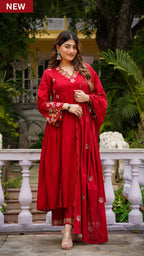 Women's Floral Cotton Kurta Set
