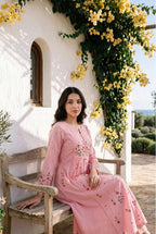 Women's Premium Cotton Embroidered Anarkali Set